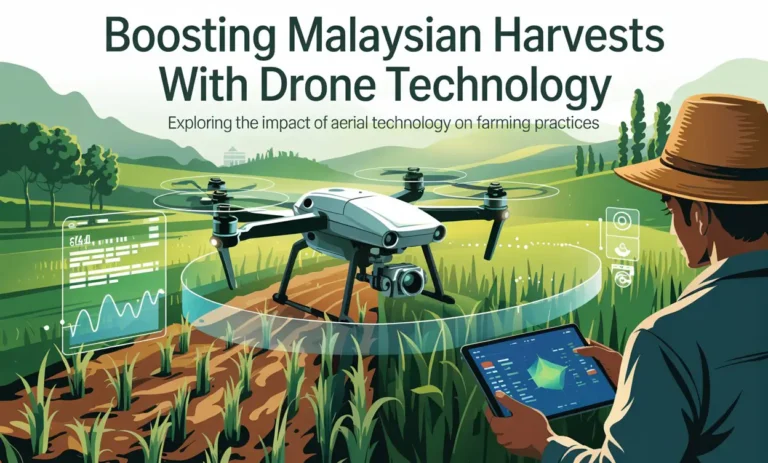 boosting malaysian harvesting with drone tech