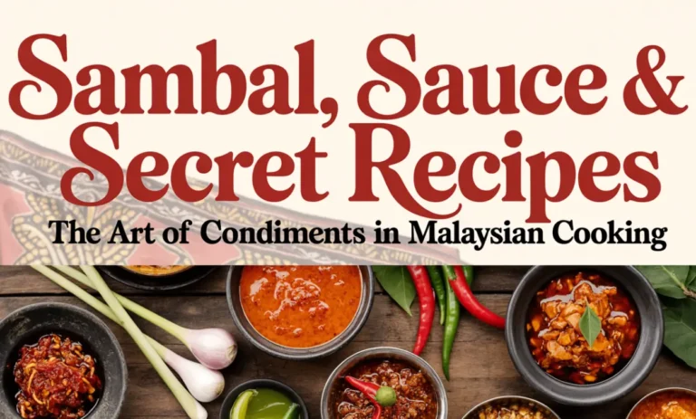 Sambal, Sauce & Secret Recipes_ The Art of Condiments in Malaysian Cooking