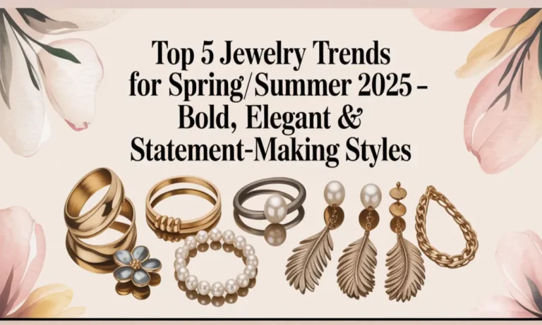 Top 5 Jewelry Trends for Spring_Summer 2025 – Bold, Elegant & Statement-Making Styles
