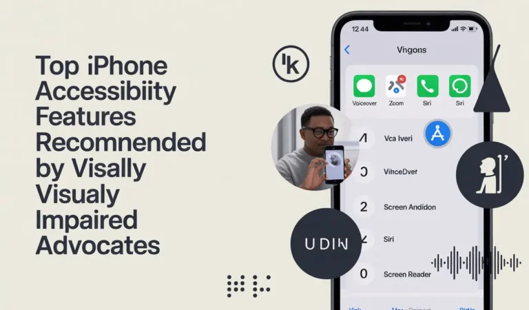 Top iPhone Accessibility Features Recommended by Visually Impaired Advocates