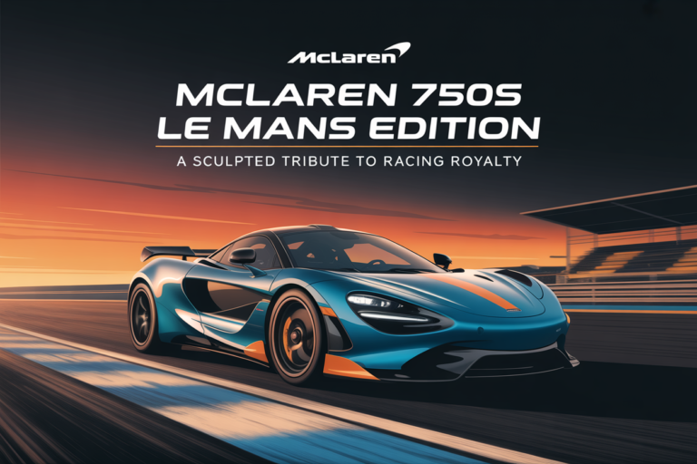 McLaren 750S Le Mans Edition A Sculpted Tribute to Racing Royalty