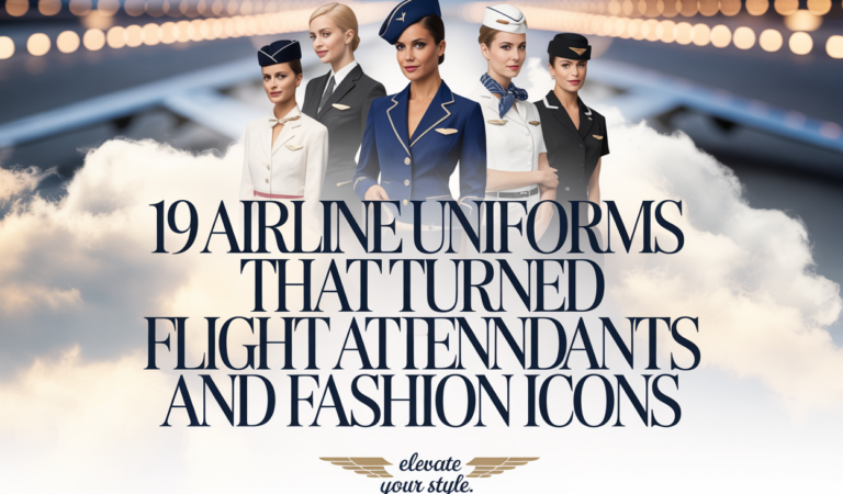 19 Airline Uniforms That Turned Flight Attendants Into Fashion Icons