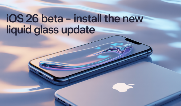 iOS 26 Beta: How to Install Apple’s New “Liquid Glass” Update iOS 26 Beta: How to Install Apple’s New “Liquid Glass” Update
