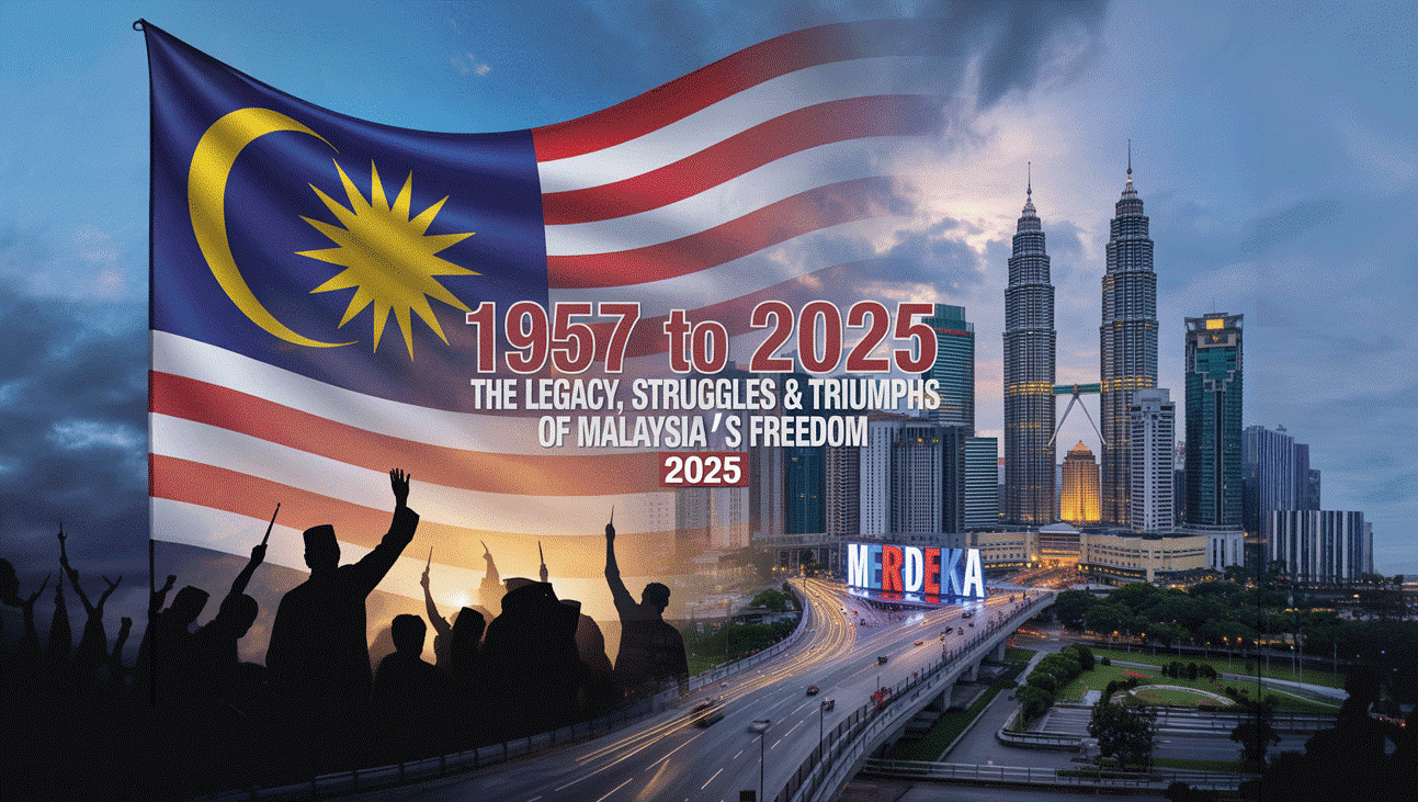 Unity, Freedom, Future: Malaysia’s 68-Year Story of Power & Pride