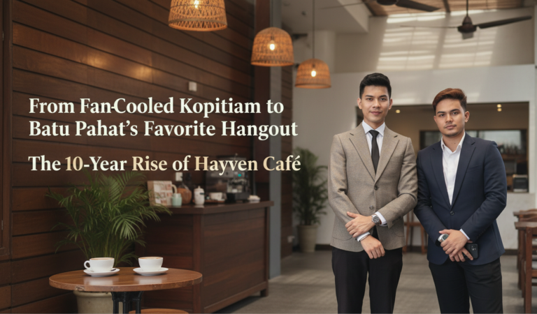 From Fan-Cooled Kopitiam to Batu Pahat’s Favorite Hangout The 10-Year Rise of Hayven Café 🌿☕