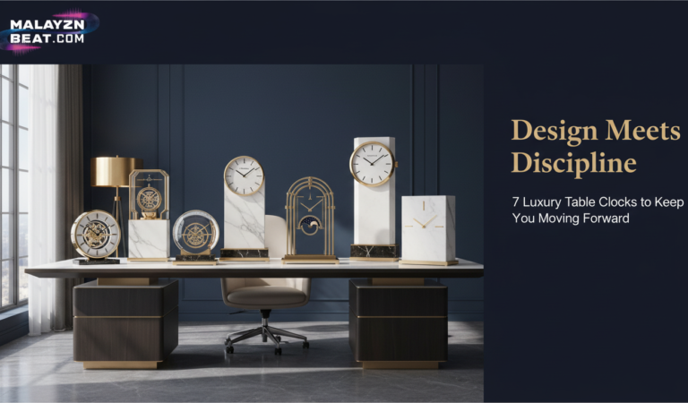 Design Meets Discipline: 7 Luxury Table Clocks to Keep You Moving Forward