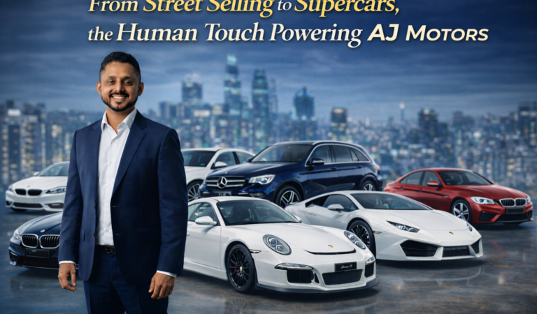 From Street Selling to Supercars, the Human Touch Powering AJ Motors