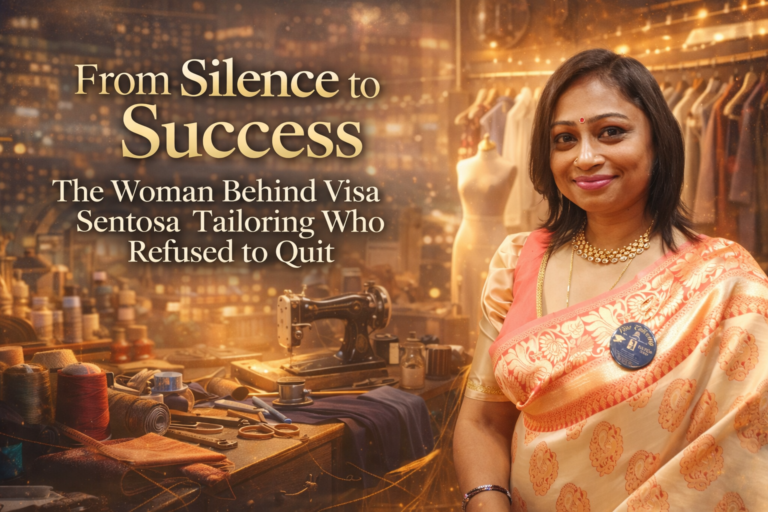 From Silence to Success the Woman Behind Visa Sentosa Tailoring Who Refused to Quit
