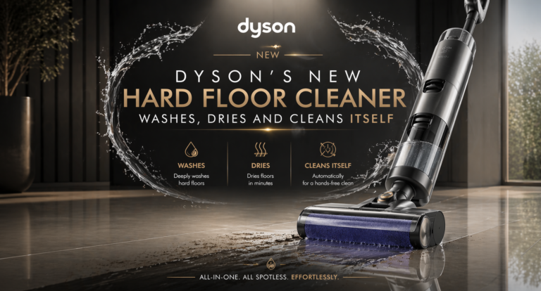 Dyson’s New Hard Floor Cleaner Washes, Dries And Cleans Itself