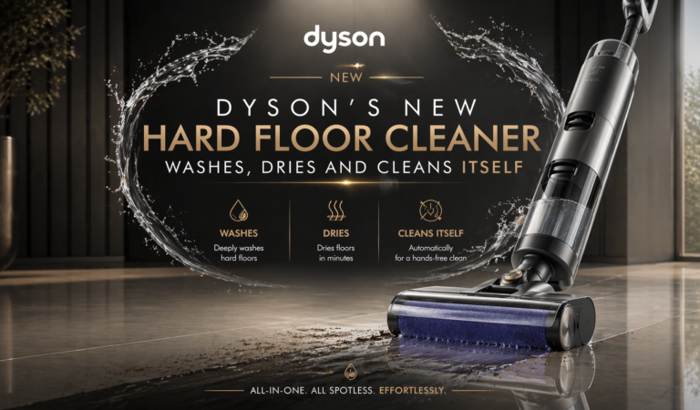 Dyson’s New Hard Floor Cleaner Washes, Dries And Cleans Itself