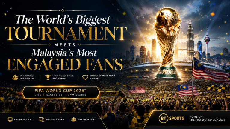 Be Part Of The FIFA World Cup 2026 Experience With BT Sports
