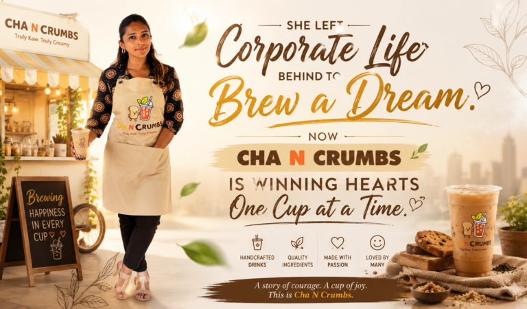 She Left Corporate Life Behind to Brew a Dream. Now Cha N Crumbs Is Winning Hearts One Cup at a Time.