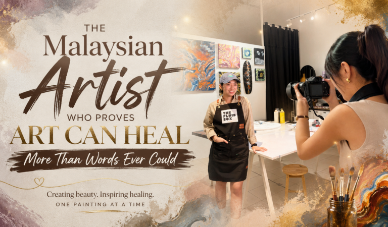 The Malaysian Artist Who Proves Art Can Heal More Than Words Ever Could